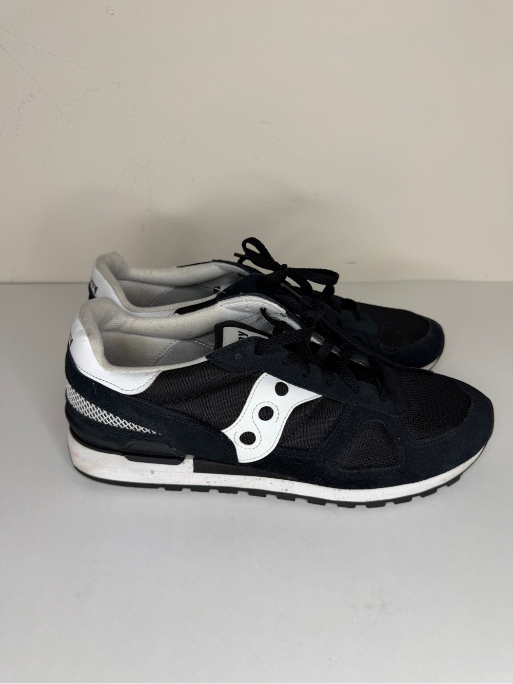 Saucony Shadow Original Shadow black White 2108-518 Retro Classic Shoes Men’s 13
